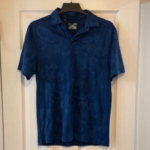Men’s Under Armour HeatGear Navy Camouflage Polo Shirt